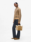 Bolso tote pequeño de vellón K/Circle caramel